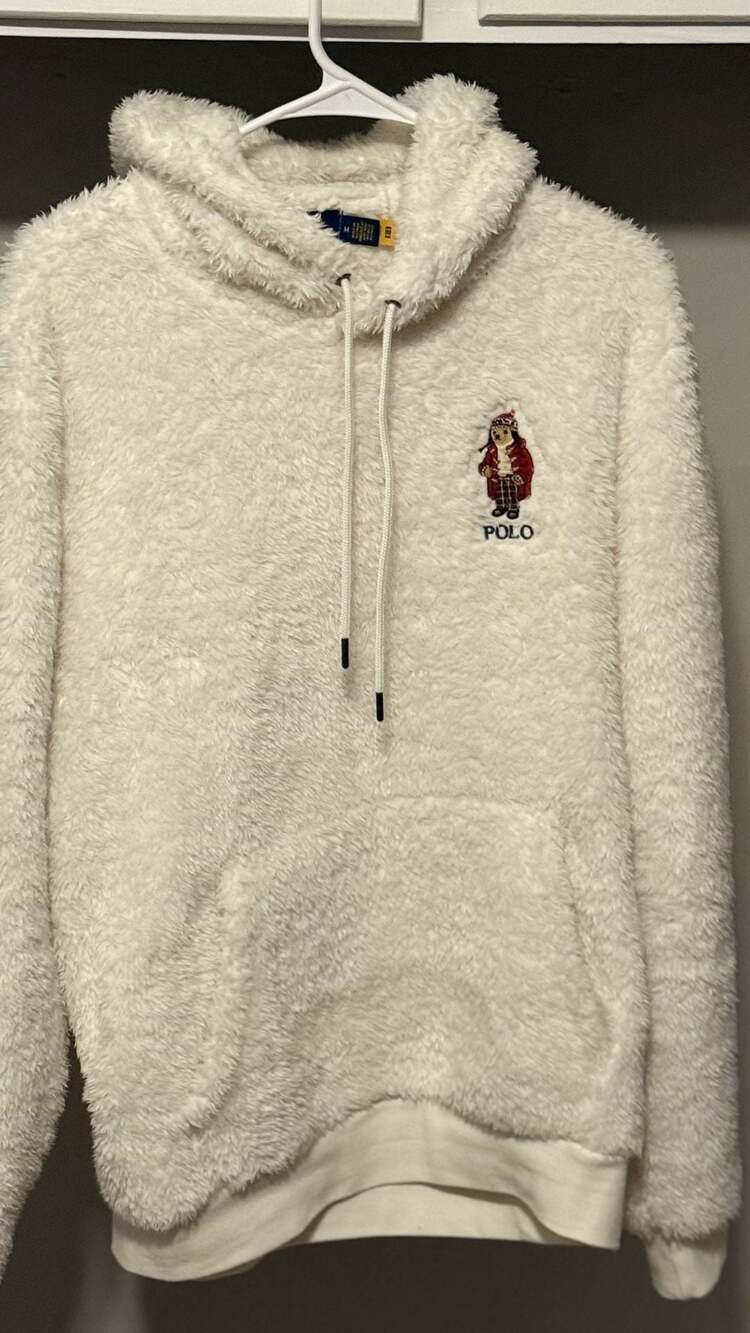 Polo Ralph Lauren Polo Bear Sherpa Fleece Hoodie Size M